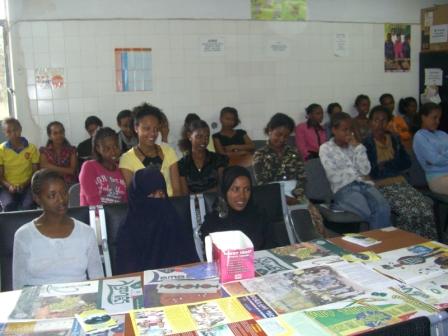 Group of awardees amused by the speeches